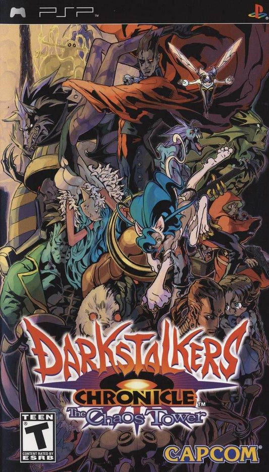 Darkstalkers Chronicle The Chaos Tower (PSP) - Game Manual Only