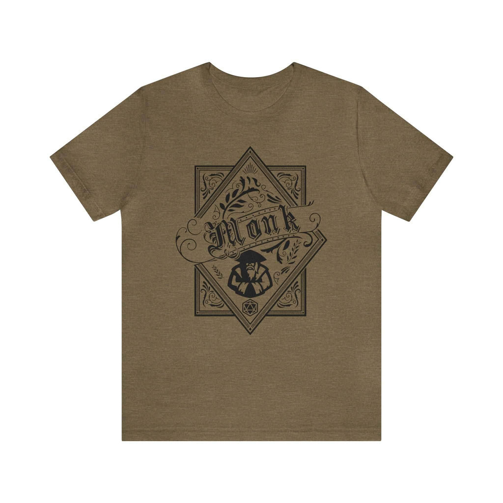 Monk Class Shirt - Heather Olive / S