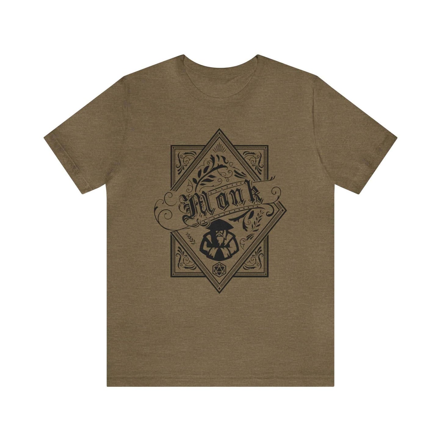 Monk Class Shirt - Heather Olive / S
