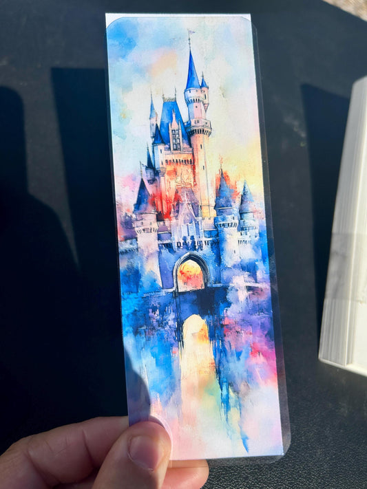 Happiest Place On Earth Disneyland Bookmark – Fairytale Fantasy Art for Dreamers, Readers, and Book Lovers