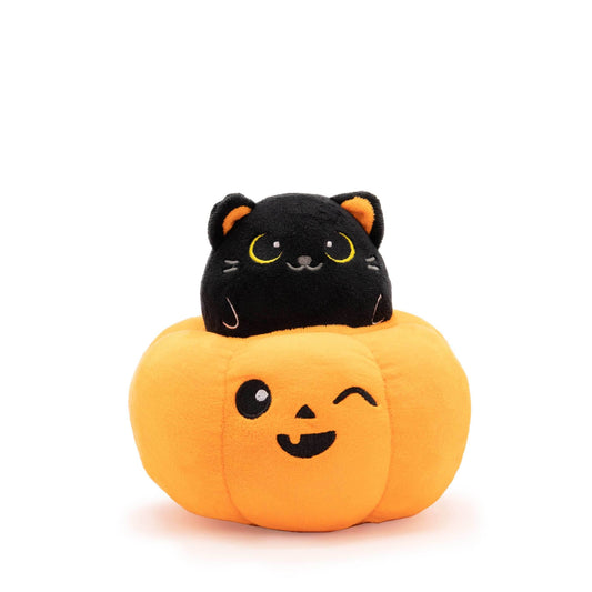 Peek-A-Boo Plush - Cat in Pumpkin - 