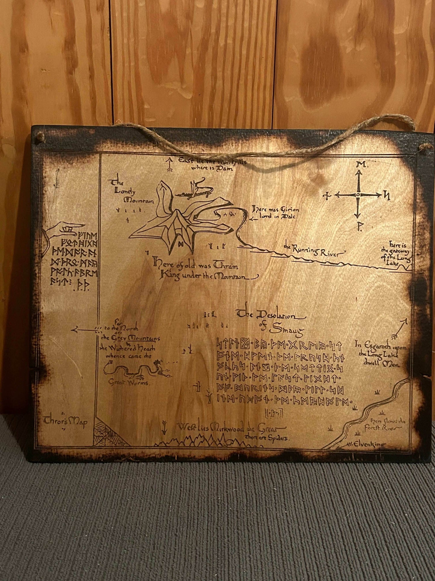 Thorin’s (Hobbit) Map - MED