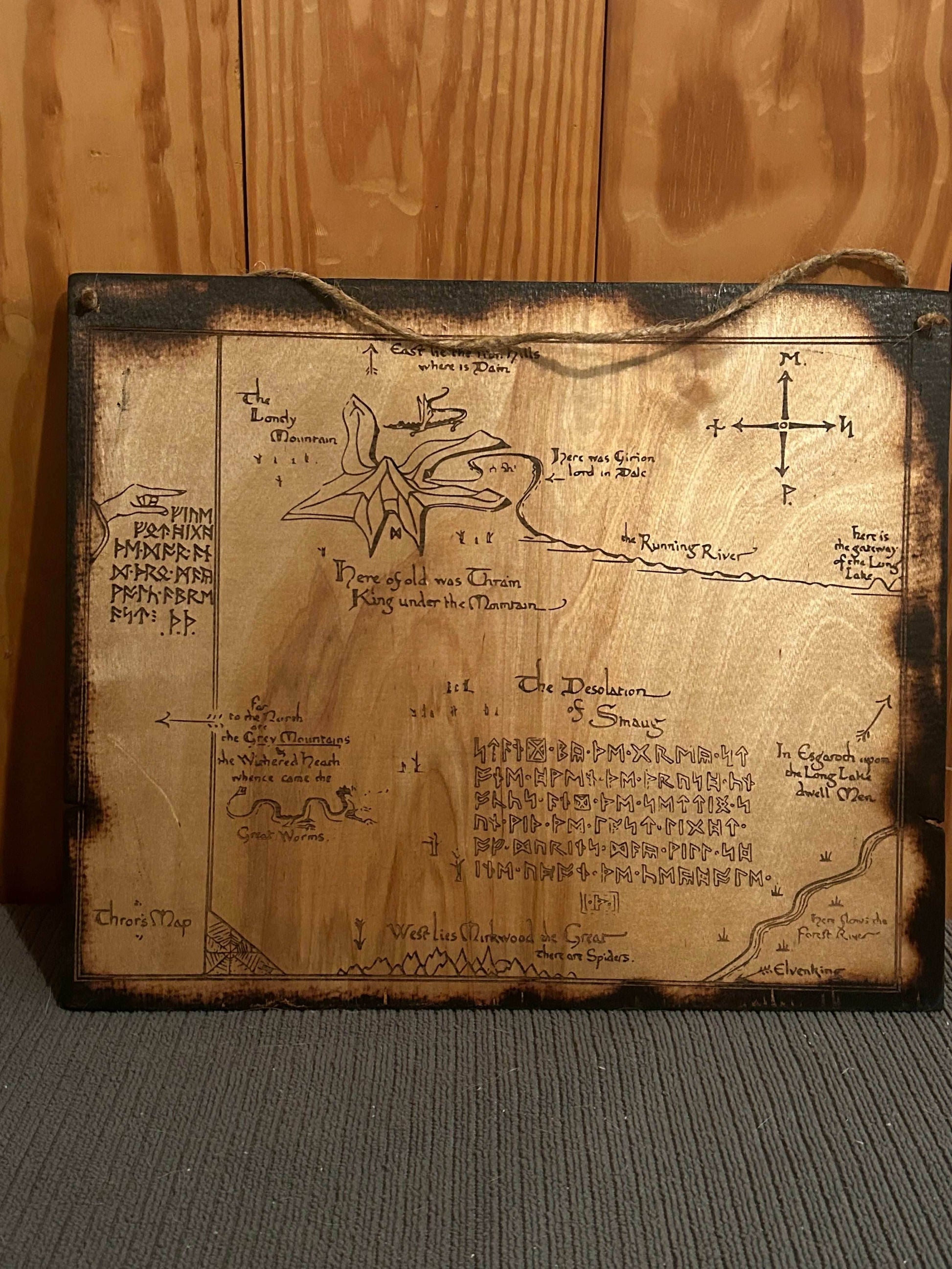 Thorin’s (Hobbit) Map - MED