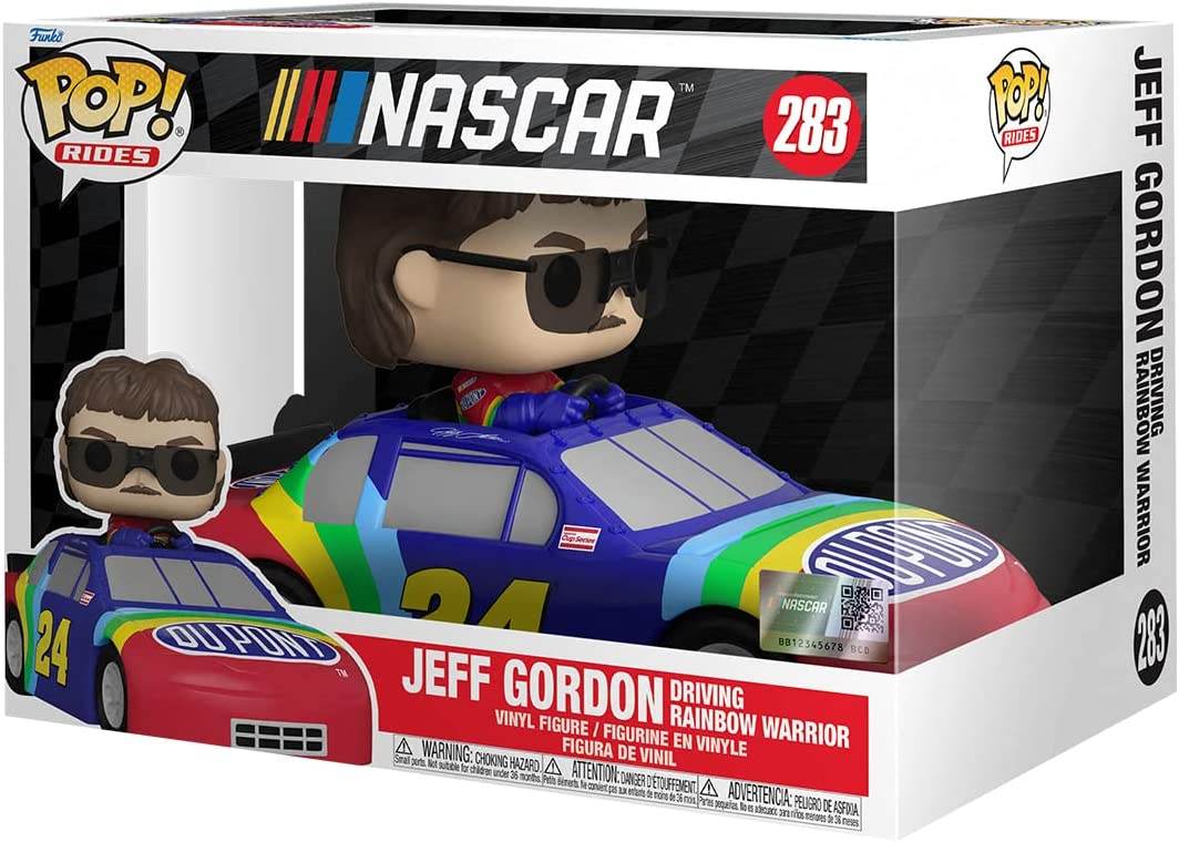 Funko Pop! Ride Super Deluxe NASCAR: Jeff Gordon (Rainbow Warriors) - 