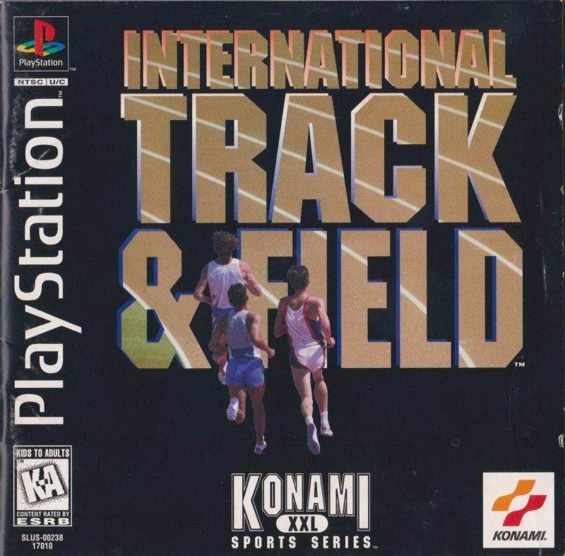 Konami International Track & Field (Playstation) - Game Manual Only