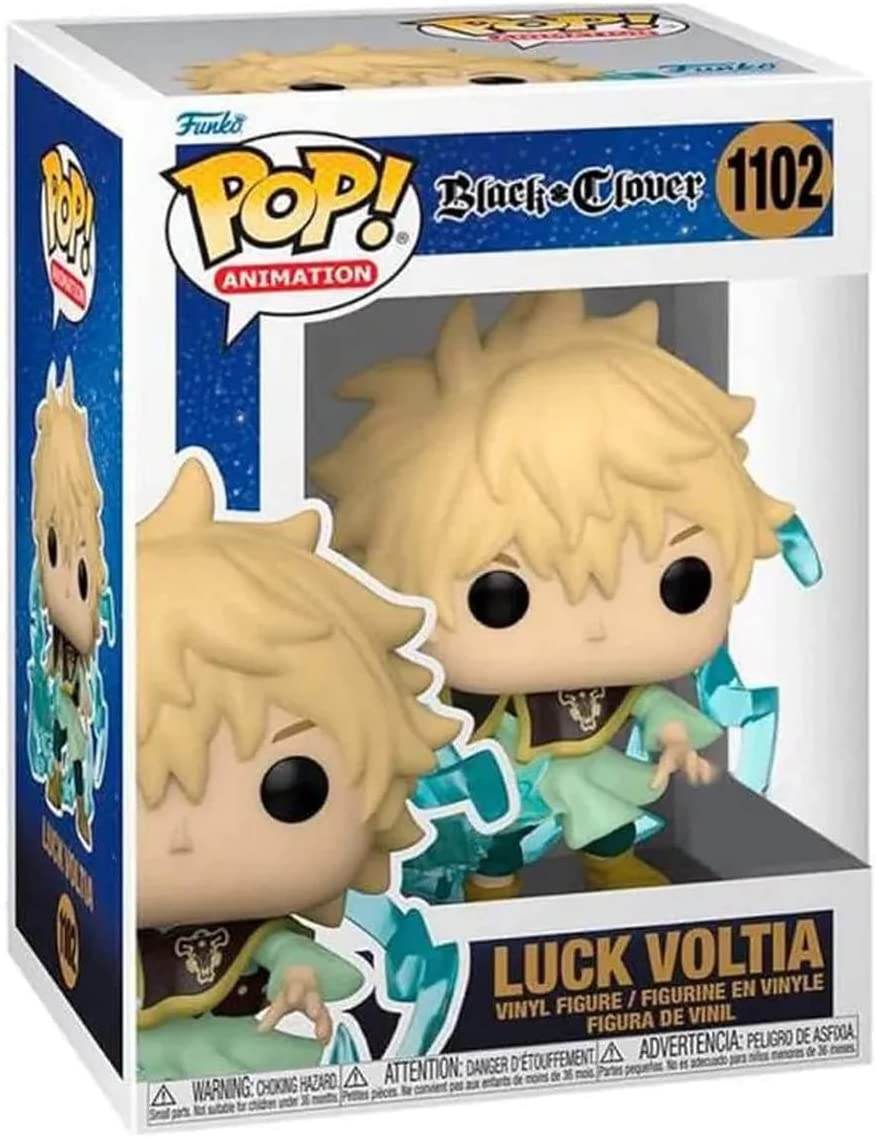 Funko Pop 1102 Black Clover Luck Voltia AAA Anime Exclusive Figure - 