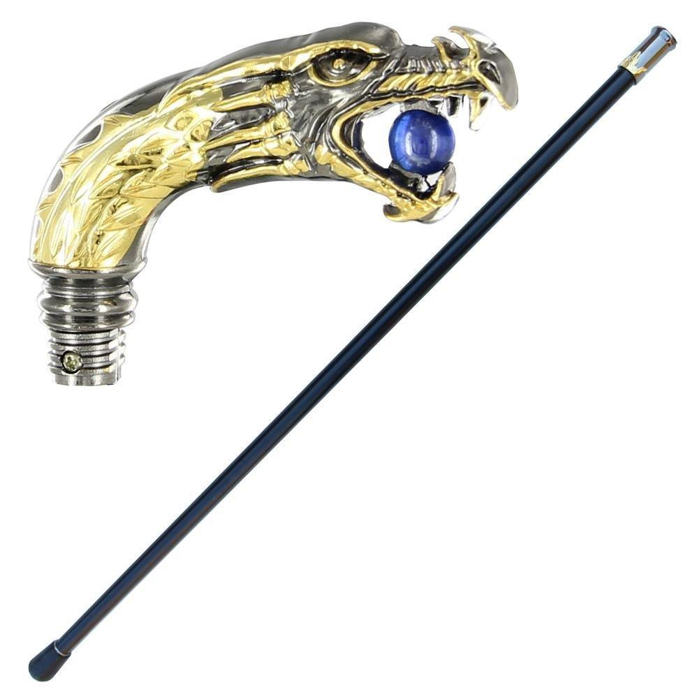 Classical Fatal Glance Basilisk Walking Cane-0