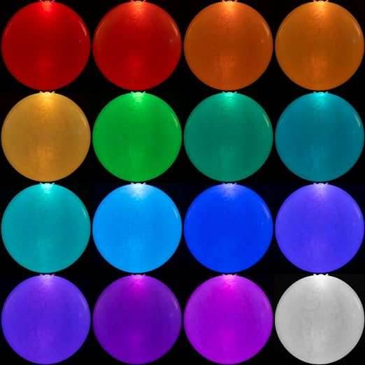 Inflatbale Oversized Ornaments Balls Outdoor Indoor Light up LED - 
