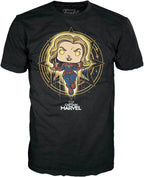 Funko Pop and Tee: Marvel - Captain Marvel - S