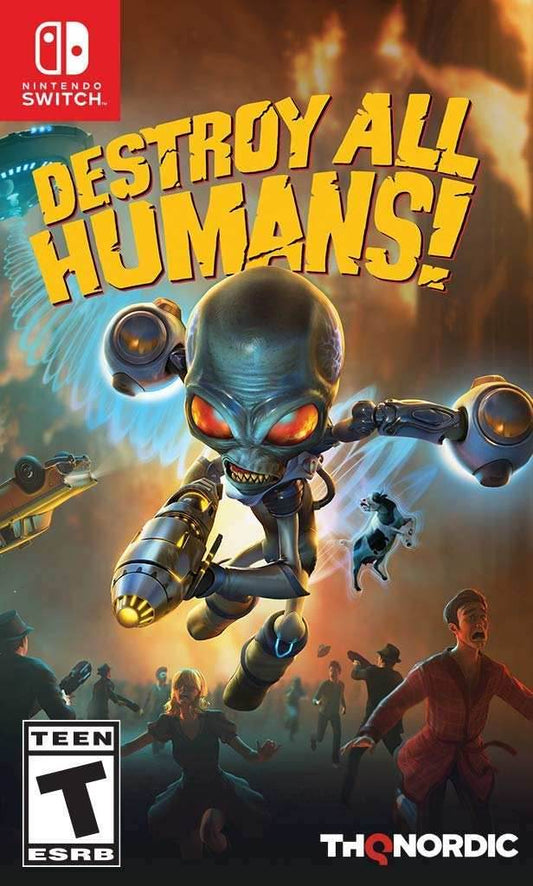 Destroy All Humans! (Nintendo Switch) - Game Manual Only