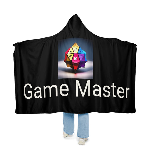 Game Master with dice Snuggle Blanket-DungeonDice1