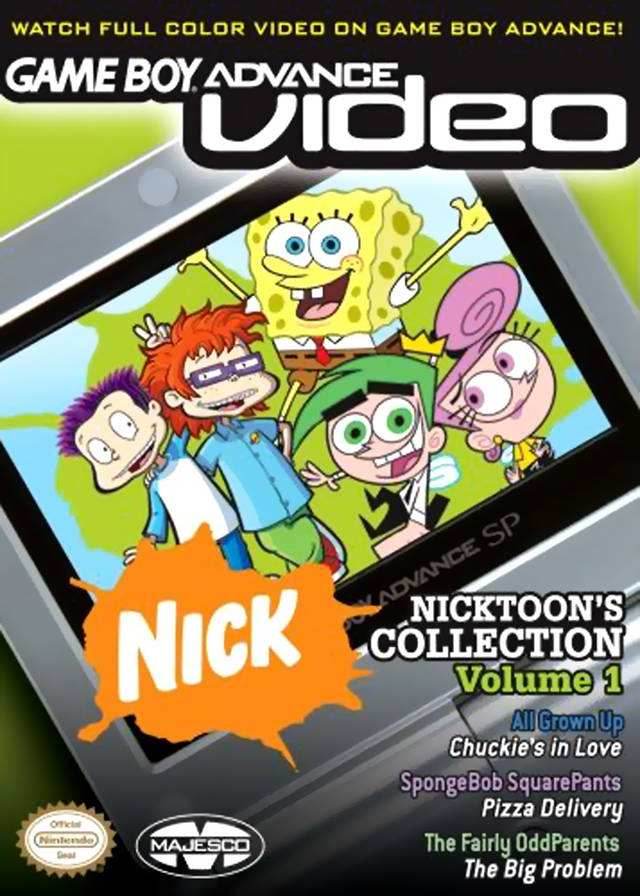 Game Boy Advance Video: Nicktoons Collection - Volume 1 (Gameboy Advance) - Game Manual Only
