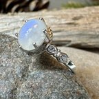 Diana Moonstone Promise Ring