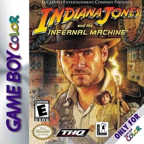 Indiana Jones Infernal Machine (Gameboy Color) - Game Manual Only