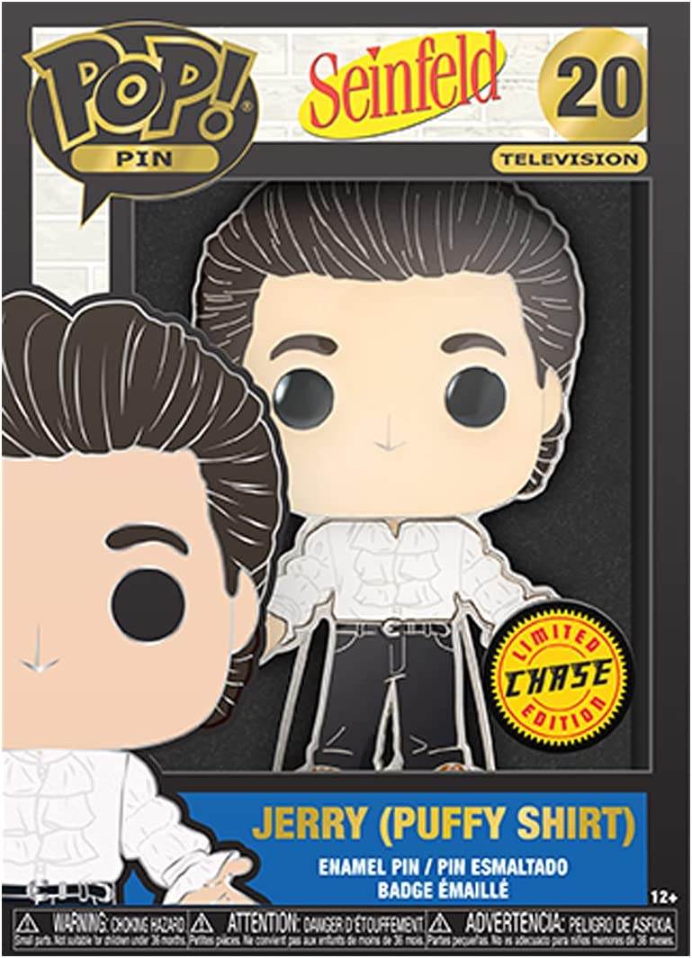 Funko Pop! Pins: Seinfeld - Jerry Puffy Shirt Chase Enamel Pin - 