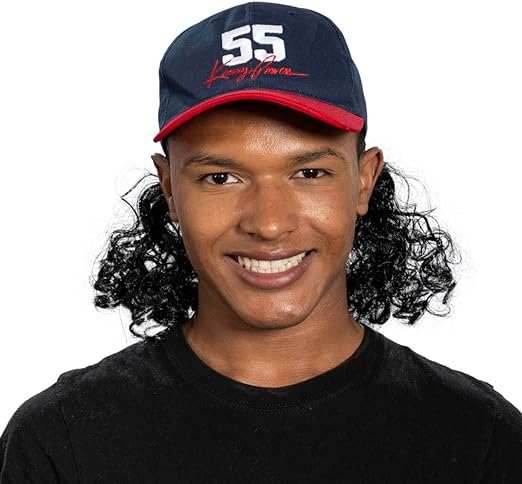 Eastbound Baseball Player 55 Powers Hat and Wig Set - 