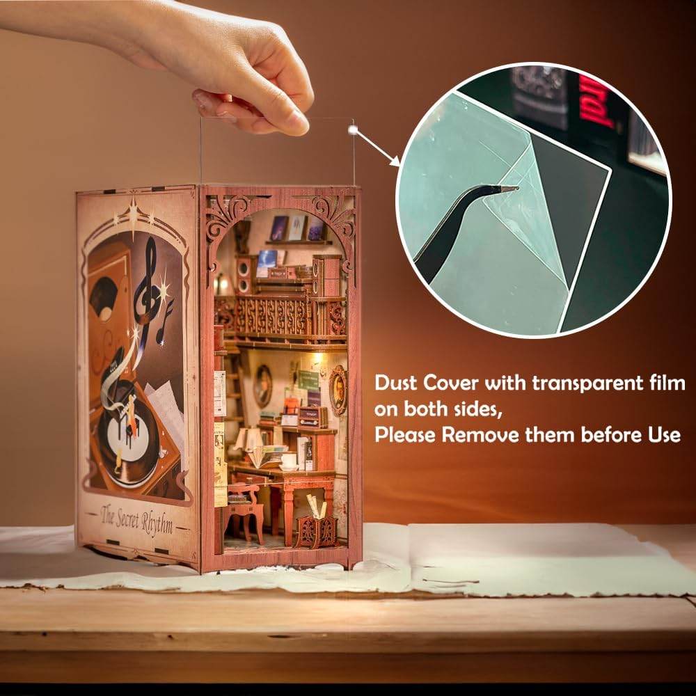 Book Nook Wizardi Miniature - The Secret Rhythm Roombox Kit - 
