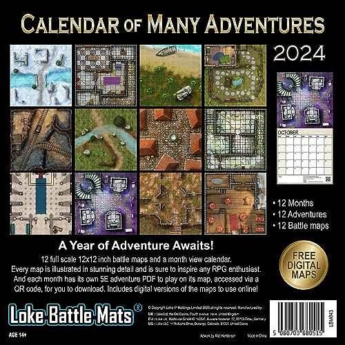 Calendar of Many Adventures 2024 - 