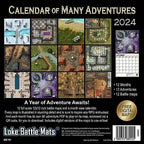 Calendar of Many Adventures 2024 - 
