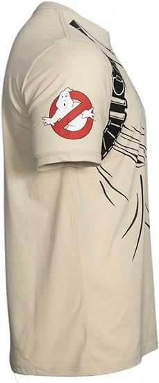 Ghostbusters Costume T-Shirt with Four Interchangeable Name Patches - XS