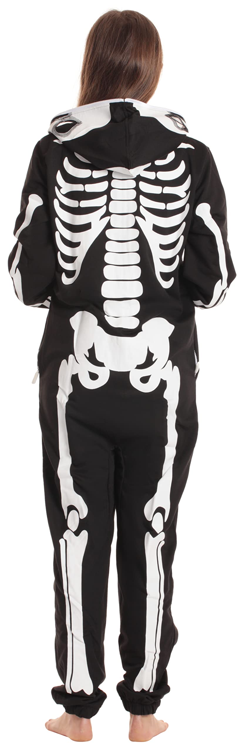 Adult Onesie Pajamas Costume - Cozy Fleece Jumpsuit for Women Men