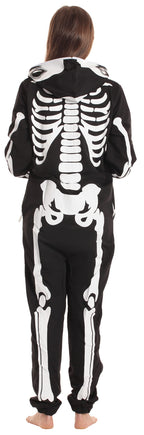 Adult Onesie Pajamas Costume - Cozy Fleece Jumpsuit for Women Men