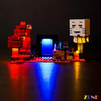 Light Kit for LEGO Nether Portal Ambush #21255