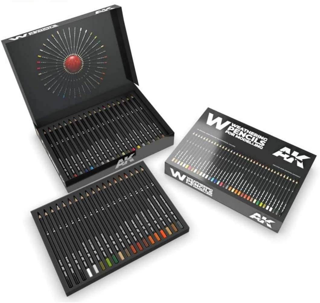 AK Interactive: Weathering Pencils Deluxe Edition Box - 