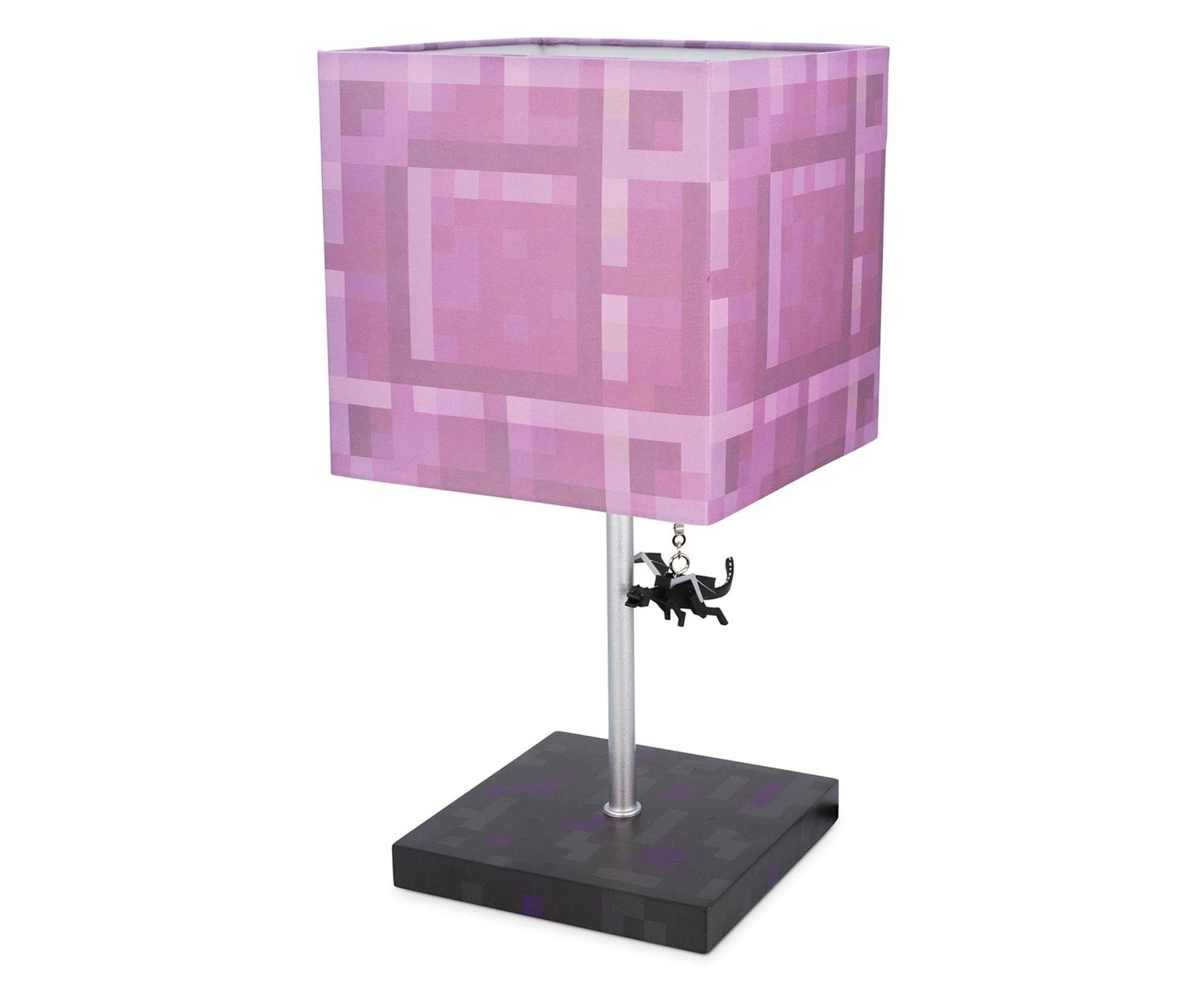 Minecraft Nether Portal Lamp – Ender Dragon Pull Desk Lamp with LED Mood Light - 