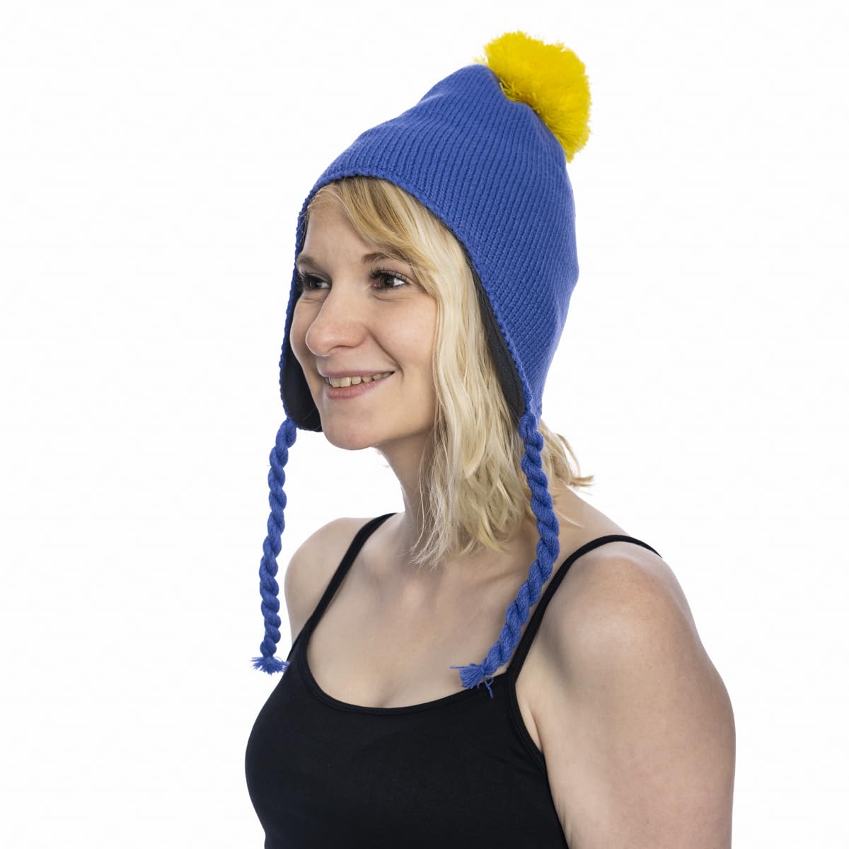 Craig Tucker's Blue and Yellow Beanie Hat for Halloween Cosplay fun