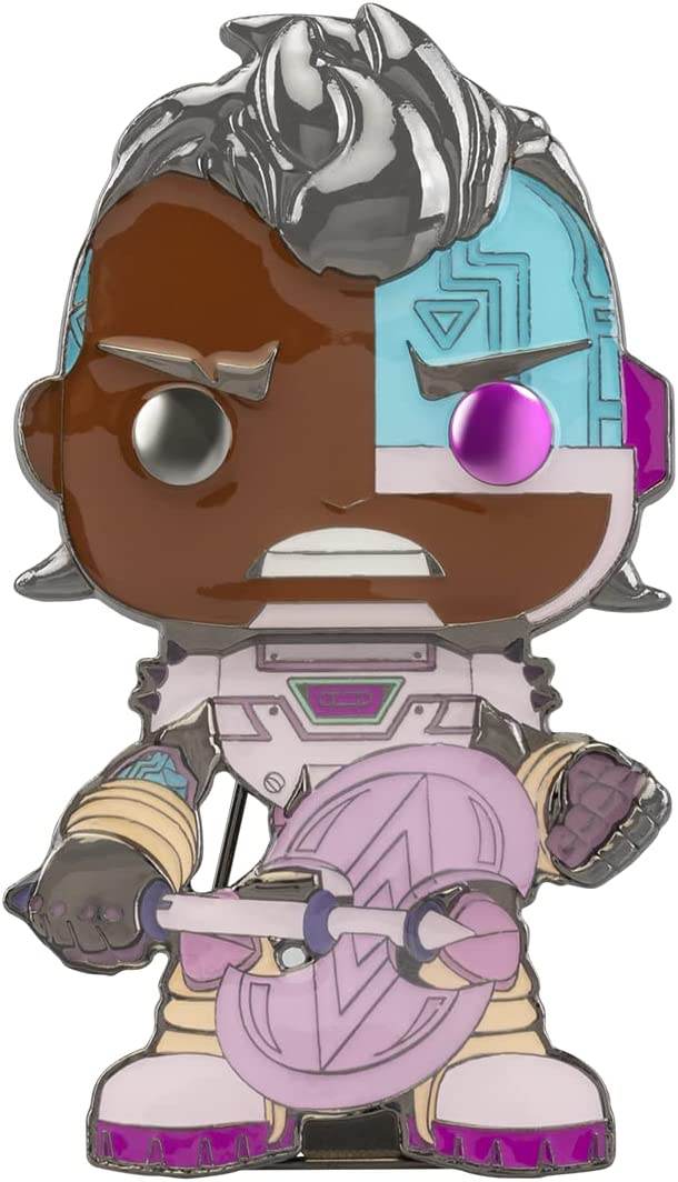Funko Pop! Sized Pin DC: Teen Titans - Cyborg - 