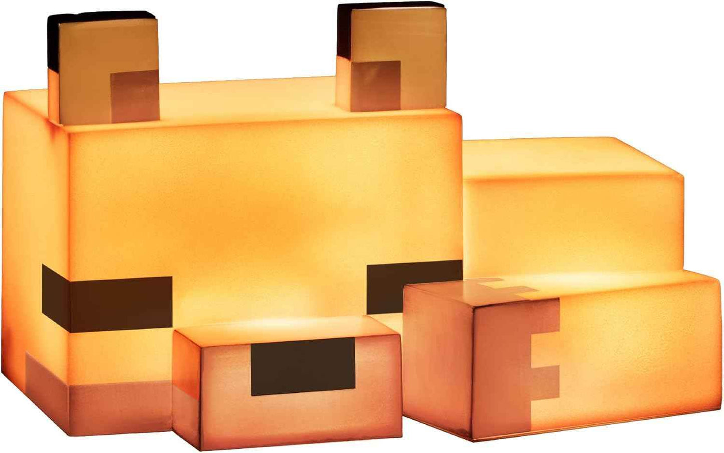 Minecraft Fox Night Light – Paladone Baby Fox Lamp with Soft Orange Glow - 