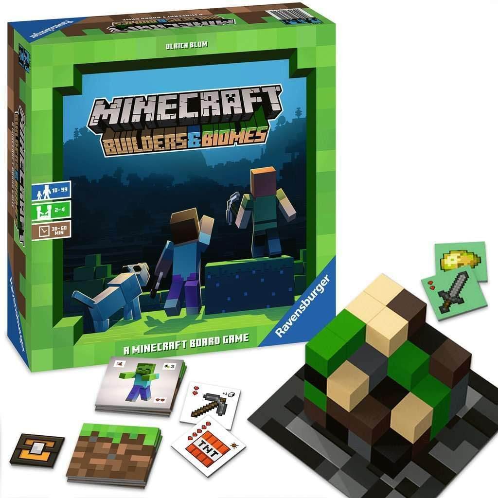 Minecraft Board Game - Ravensburger Strategy Board Game With Creative Building & Easy Setup - 