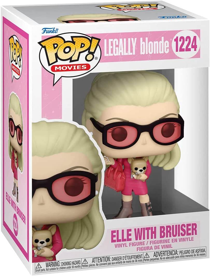 Funko Pop! Movies: Legally Blonde - Elle with Bruiser Vinyl Figure - 