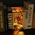 Book Nook Wizardi Miniature - Sakura-Inspired Roombox Kit - 