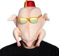 Turkey Head Mask and Glasses Set - 