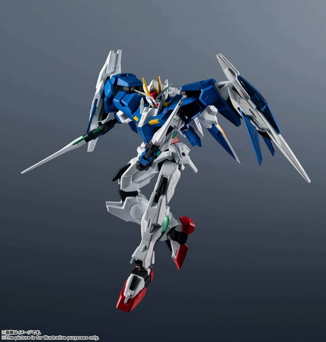 Tamashi Nations - Mobile Suit Gundam - GN-0000 + GNR-010 00 Raiser, Bandai Spirits GUNDAM UNIVERSE Figure - 