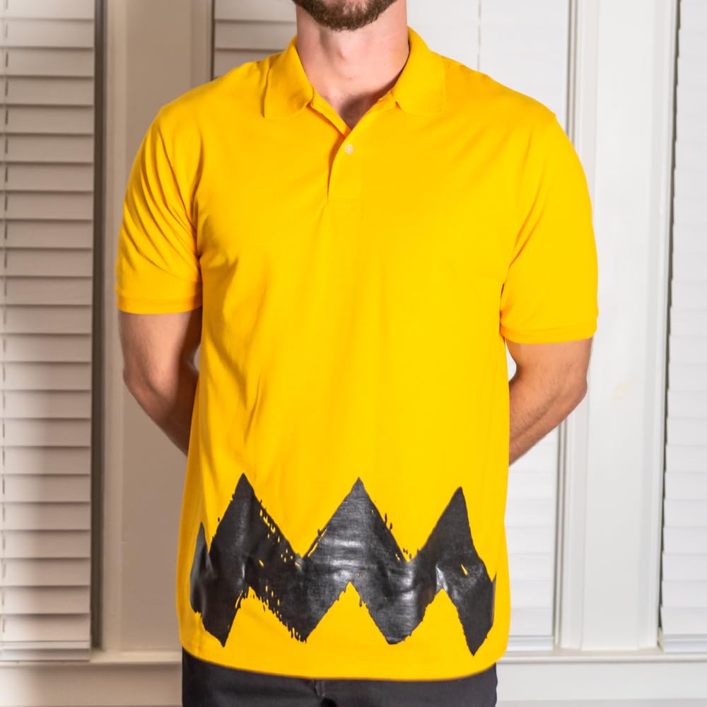 Charlie Brown Polo Button Up Costume T-Shirt