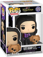 Funko Pop! & Buddy TV Marvel: Hawkeye - Kate Bishop with Lucky The Pizza Dog - 