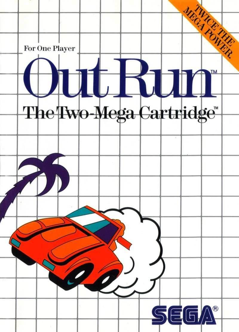 Out Run (Sega Master System) - Game Manual Only