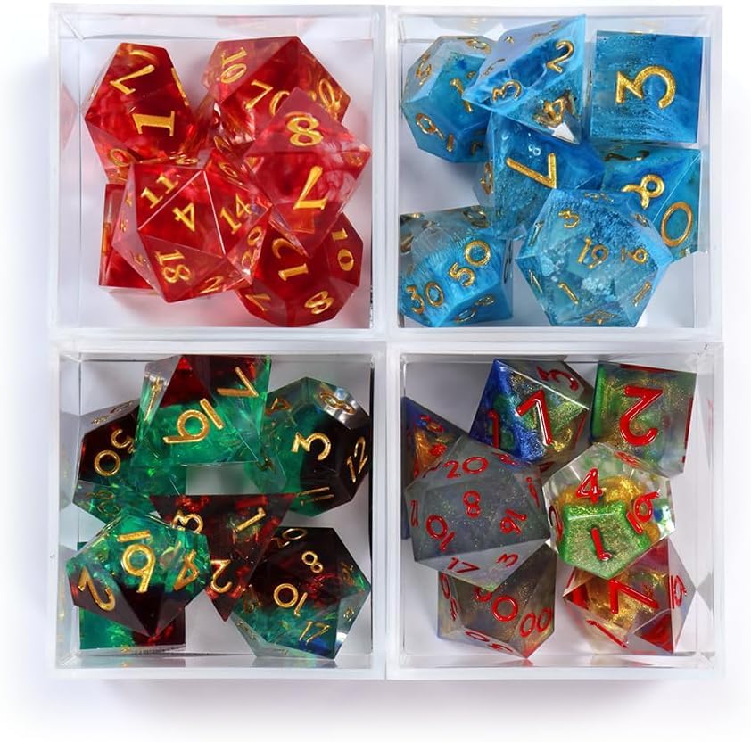 Sharp Edge Mystery Dice 6 Pack – 6 Sets of Unique Dice! No Duplicates!