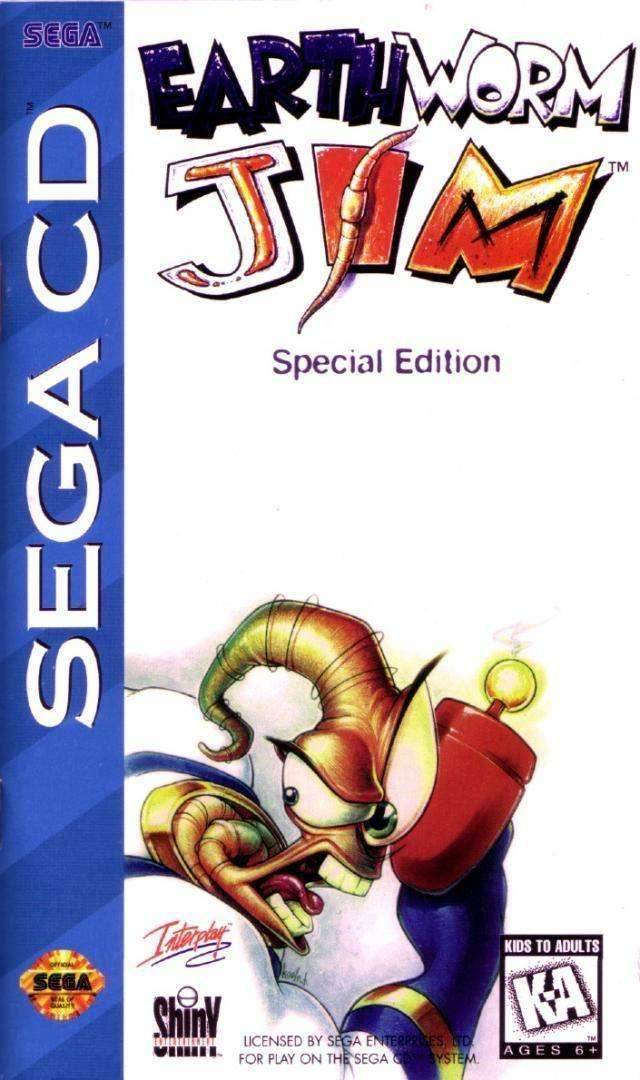 Earthworm Jim: Special Edition (Sega CD) - Game Manual Only