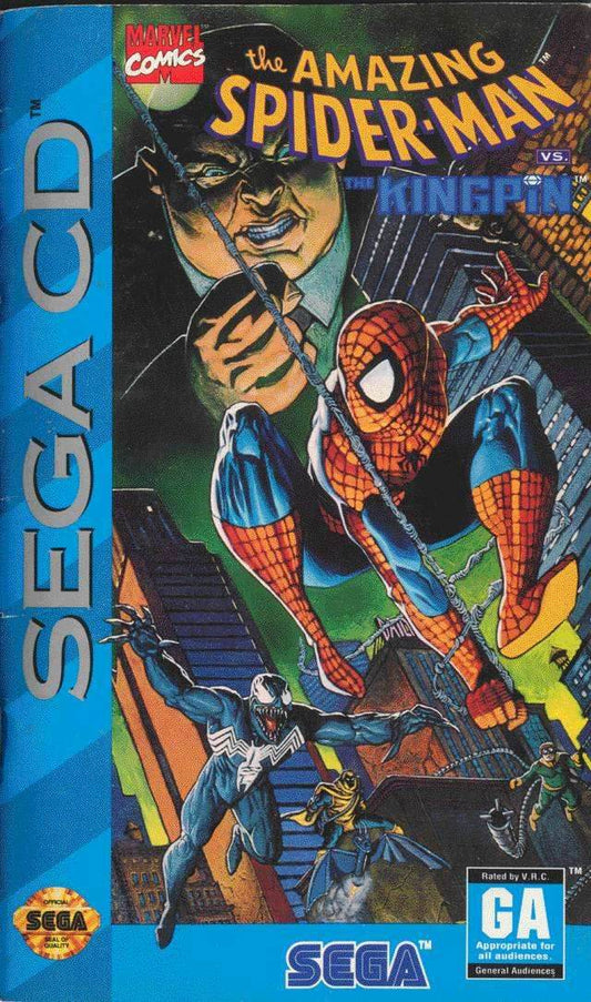 The Amazing Spider-Man vs. the Kingpin (Sega CD) - Game Manual Only