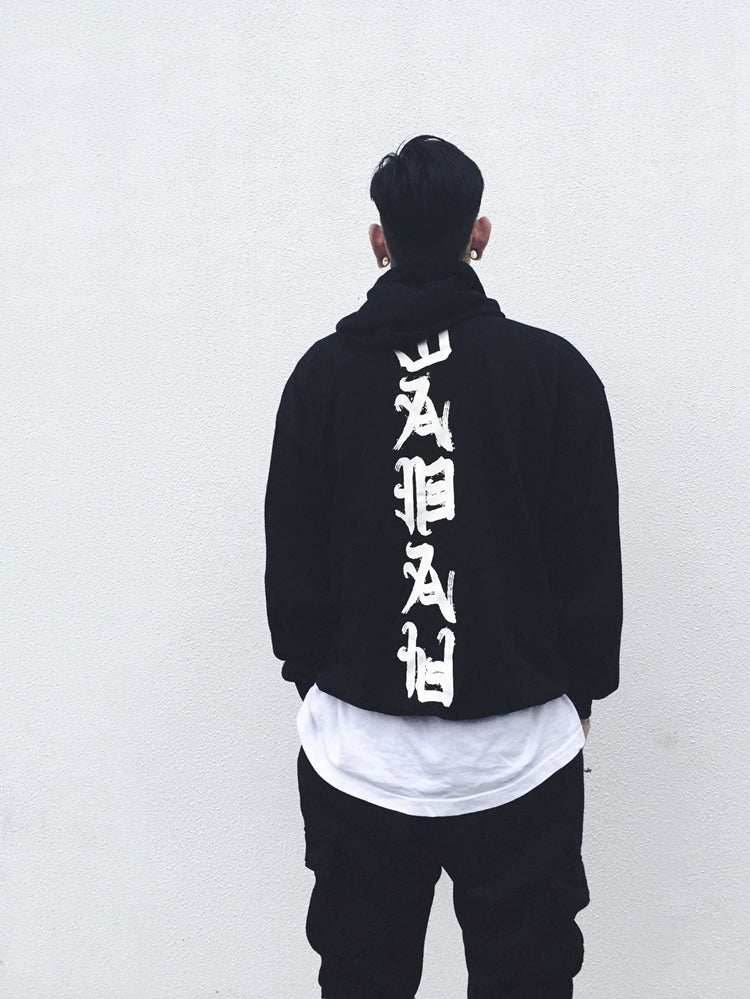 YEH3 Japanese Demon Hoodie - Black / S