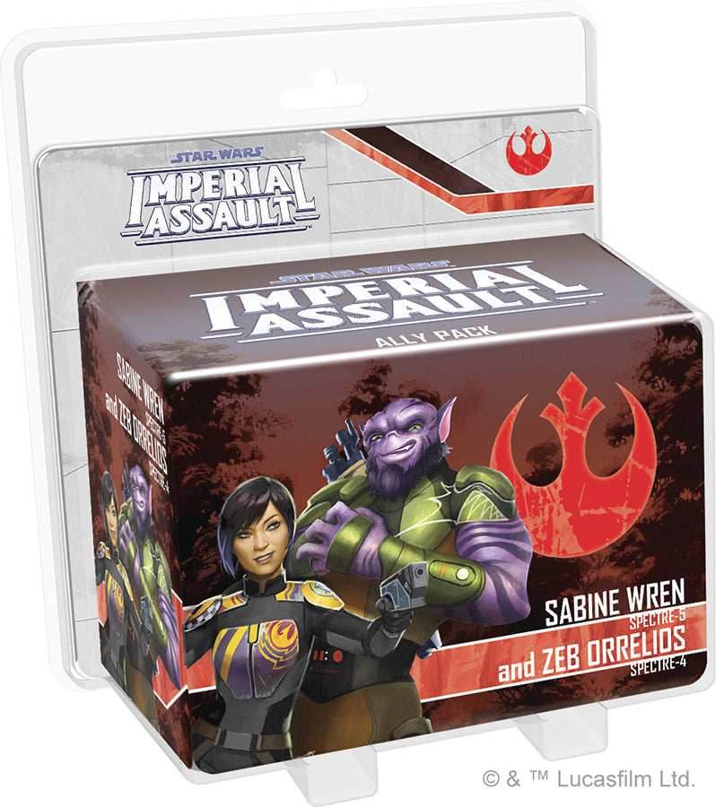 Star Wars: Imperial Assault - Sabine Wren and Zeb Orrelios Ally Pack - 
