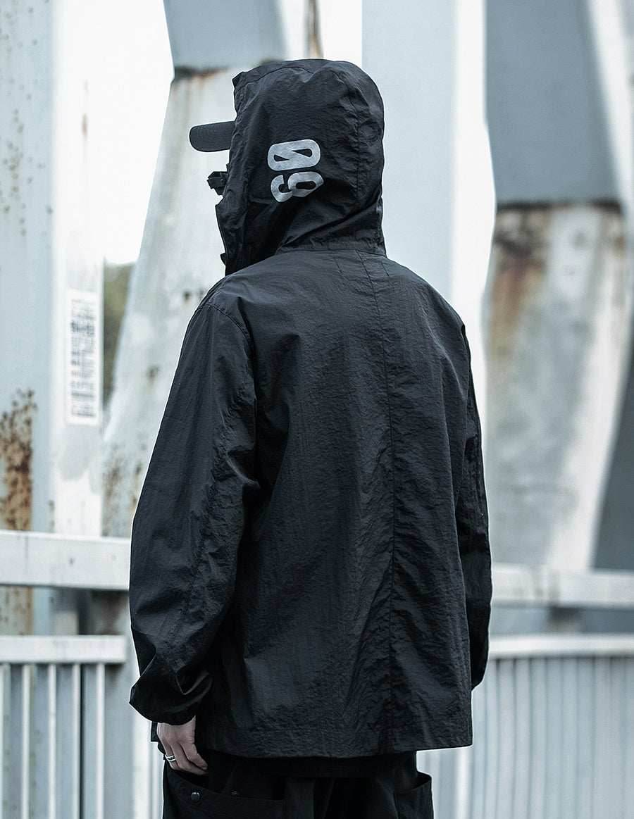 DuskJ4 Scar 09 Windbreaker - White / S