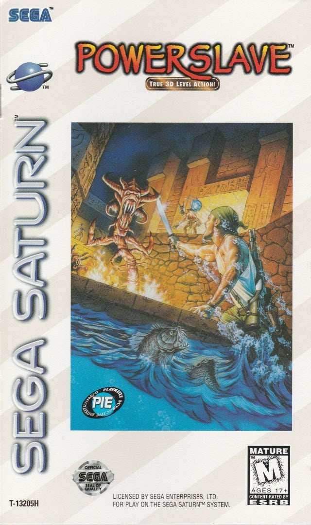 PowerSlave (Sega Saturn) - Game Manual Only