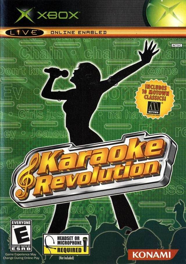 Karaoke Revolution w/ Microphone (Xbox) - Game Manual Only