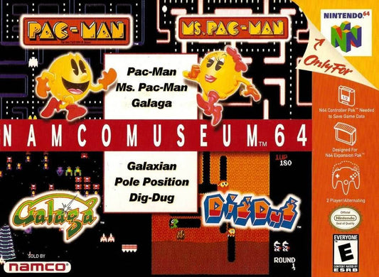 Namco Museum 64 (Nintendo 64) - Game Manual Only