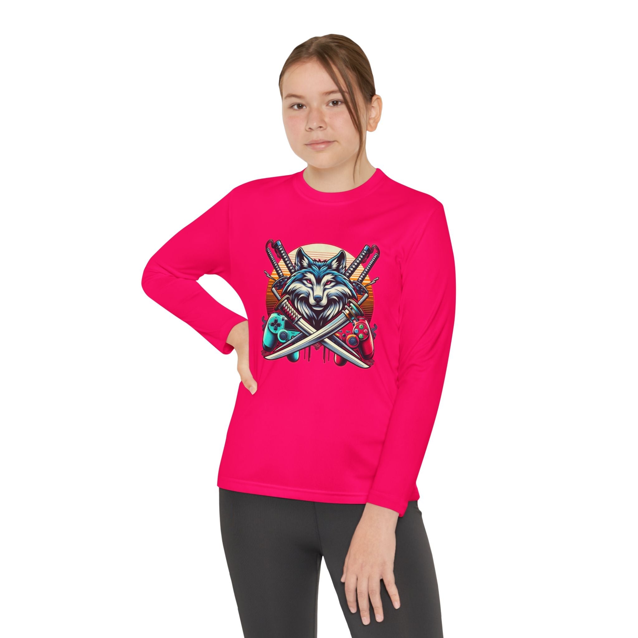 Xp wolf gamer long sleeve shirt